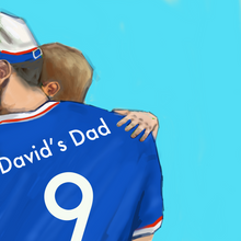 Load image into Gallery viewer, Personalised and Non personalised Framed Football Ceramic Tiles  (Free pp UK) (Sports )