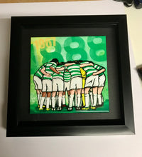 Load image into Gallery viewer, Personalised and Non personalised Framed Football Ceramic Tiles  (Free pp UK) (Sports )