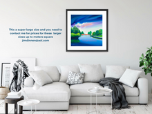 Load image into Gallery viewer, Roukenglen Boating Pond , Limited Edition Giclee signed print  ( Free PP UK)