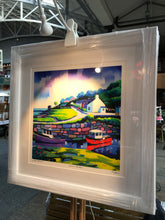 Load image into Gallery viewer, Corrie Harbour , Arran , Limited edition giclee print   ( Free pp UK)