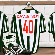 Load image into Gallery viewer, Personalised and Non personalised Framed Football Ceramic Tiles  (Free pp UK) (Sports )