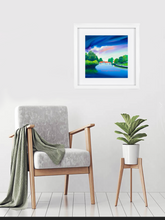 Load image into Gallery viewer, Roukenglen Boating Pond , Limited Edition Giclee signed print  ( Free PP UK)