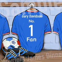 Load image into Gallery viewer, Personalised and Non personalised Framed Football Ceramic Tiles  (Free pp UK) (Sports )
