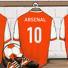 Load image into Gallery viewer, Personalised and Non personalised Framed Football Ceramic Tiles  (Free pp UK) (Sports )
