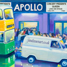 Load image into Gallery viewer, Personalised Glasgow Apollo Giclee Print   (Free pp UK)