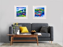Load image into Gallery viewer, Corrie Harbour , Arran , Limited edition giclee print   ( Free pp UK)