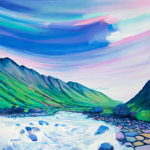 Load image into Gallery viewer, Aonach Eagach Ridge , Glencoe ,  Limited edition giclee signed print      (Free pp UK)