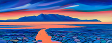 Load image into Gallery viewer, A beautiful  Scottish island of Arran sunset from the Ayrshire  coast