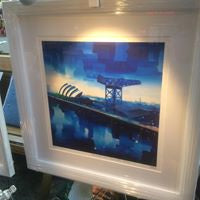 Load image into Gallery viewer, Finnieston Crane , Glasgow , Limited Edition Giclee signed print  ( Free PP UK)