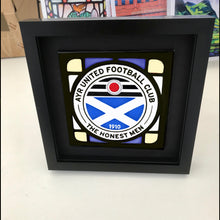 Load image into Gallery viewer, Framed Ceramic Football Crest Tile (Various  club crests available  )  (Free pp UK)