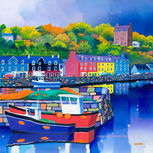 Load image into Gallery viewer, Tobermory Harbour Mull   Limited edition giclee print  (Free pp UK)
