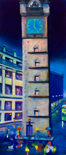 Load image into Gallery viewer, Glasgow Cross 1980s  Limited Edition Giclee signed print  ( Free PP UK)