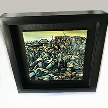 Load image into Gallery viewer, Framed Ceramic Ypres Tile (Free pp UK)