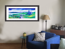 Load image into Gallery viewer, Panoramic Old man of Storr , Skye , Limited Edition Giclee Print (Free pp UK)