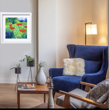 Load image into Gallery viewer, Poppies , Limited Edition Giclee signed print  ( Free PP UK)