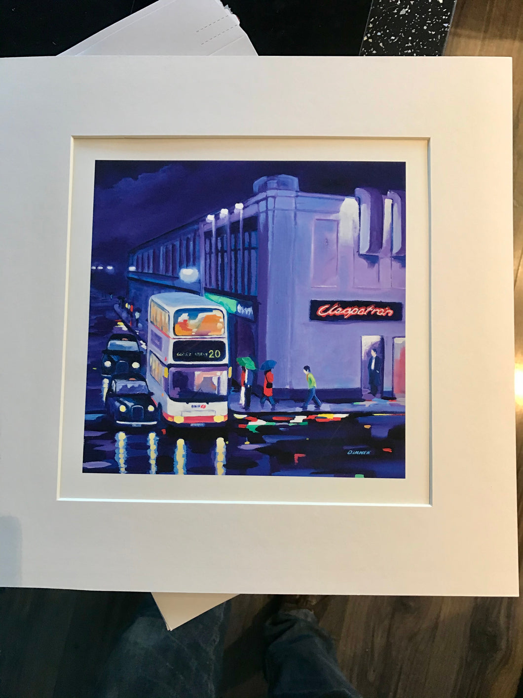 Clatty Pats , Glasgow ,  Limited Edition Giclee Print (Free pp UK)
