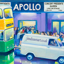 Load image into Gallery viewer, Personalised Glasgow Apollo Giclee Print   (Free pp UK)
