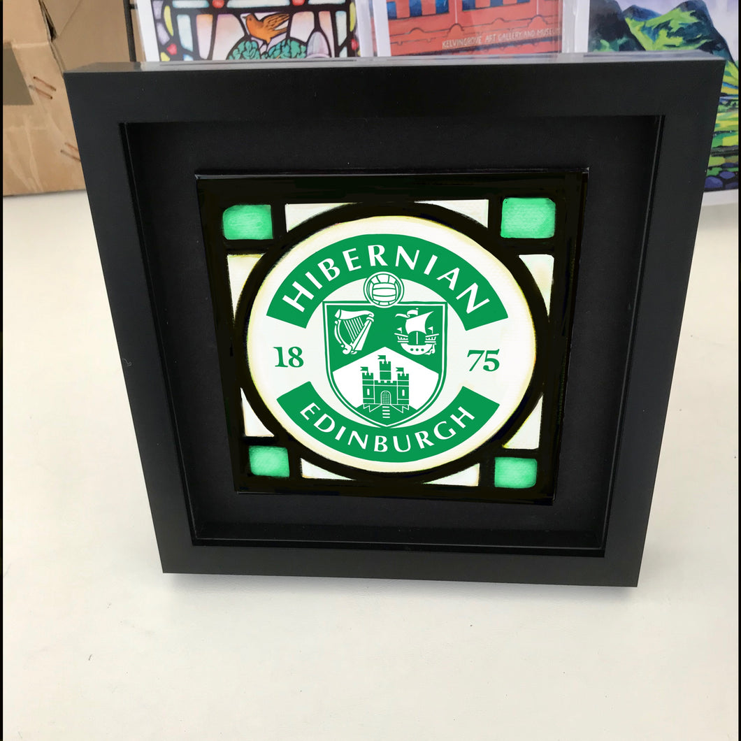 Framed Ceramic Football Crest Tile (Various  club crests available  )  (Free pp UK)