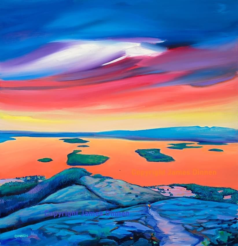 Conic Hill , Loch Lomond ,   Limited edition giclee print  (Free pp UK)