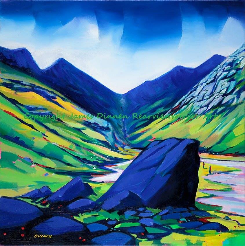 Glencoe , The Lost Valley  , Limited edition giclee signed print  (Free pp UK)