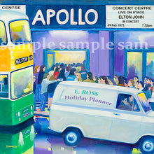 Load image into Gallery viewer, Personalised Glasgow Apollo Giclee Print   (Free pp UK)
