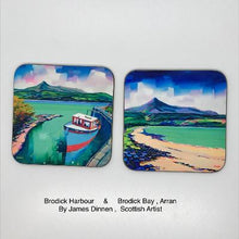 Load image into Gallery viewer, Set of four Arran Coasters  (Free pp UK)
