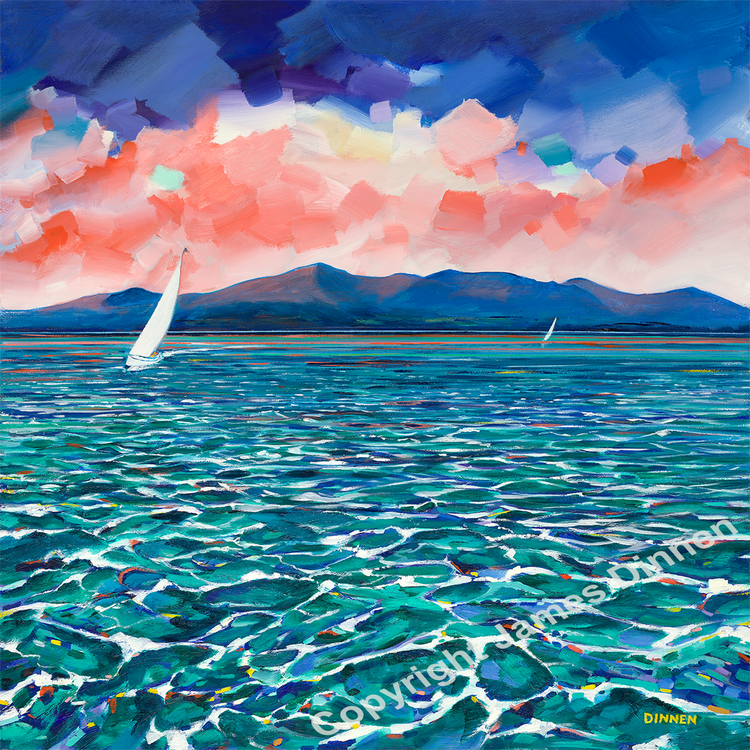 Arran Yachts ,  Limited edition giclee print  (Free pp UK)