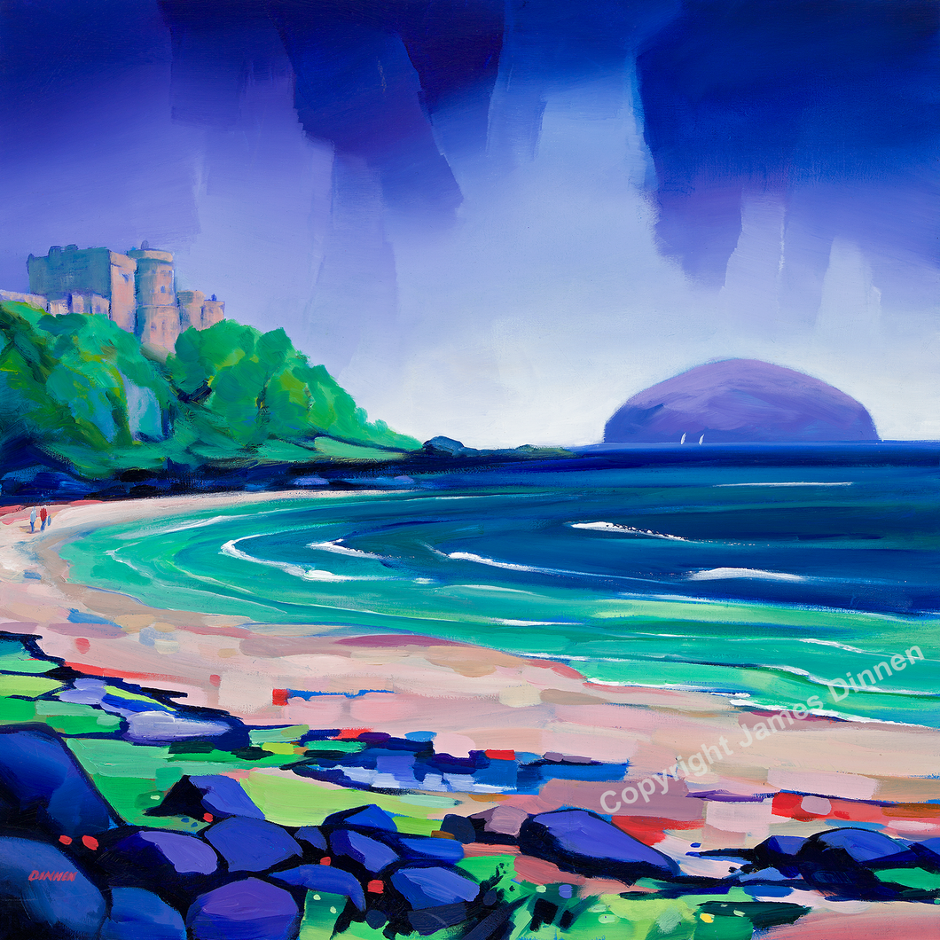 Culzean Castle at Croy Shore Limited Edition Giclee print ( Free PP uk)