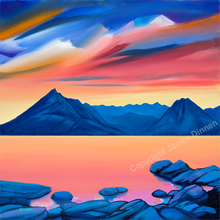 Load image into Gallery viewer, Elgol Beach Skye ,  Limited edition giclee signed print (Free pp UK)
