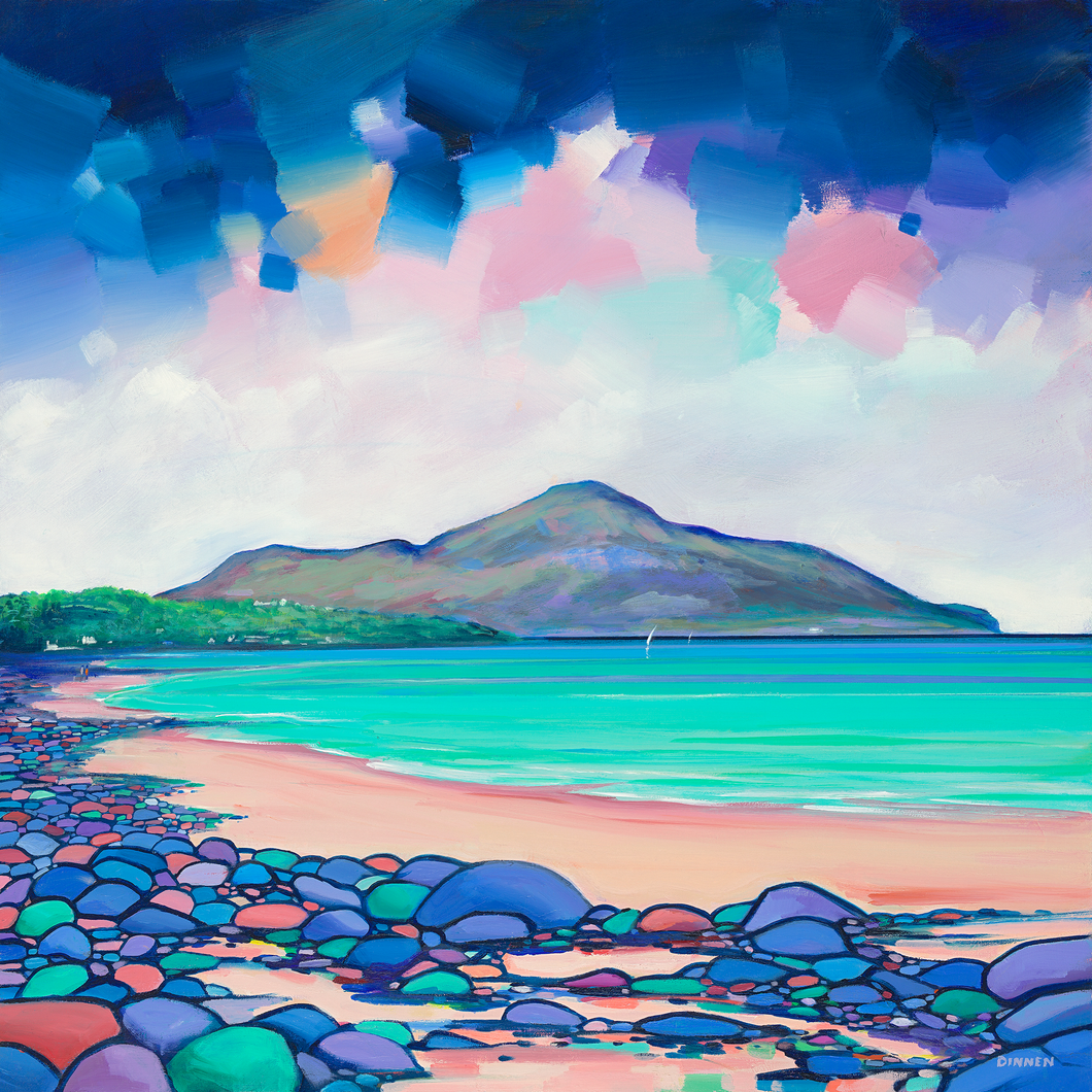 Holy Isle , Arran  Limited edition giclee print  (Free PP UK)