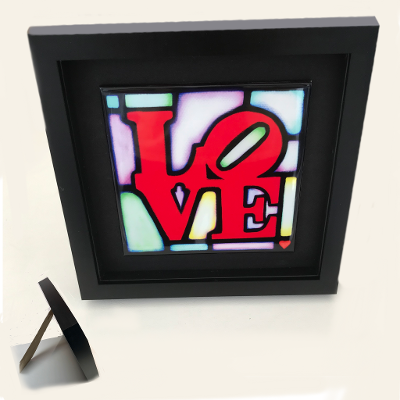 Framed Ceramic LOVE Tile (Free pp UK)