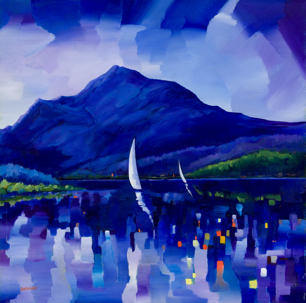 Loch Lomond Blue , Limited Edition Giclee Print (Free pp UK)