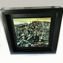 Load image into Gallery viewer, Framed Ceramic Ypres Tile (Free pp UK)
