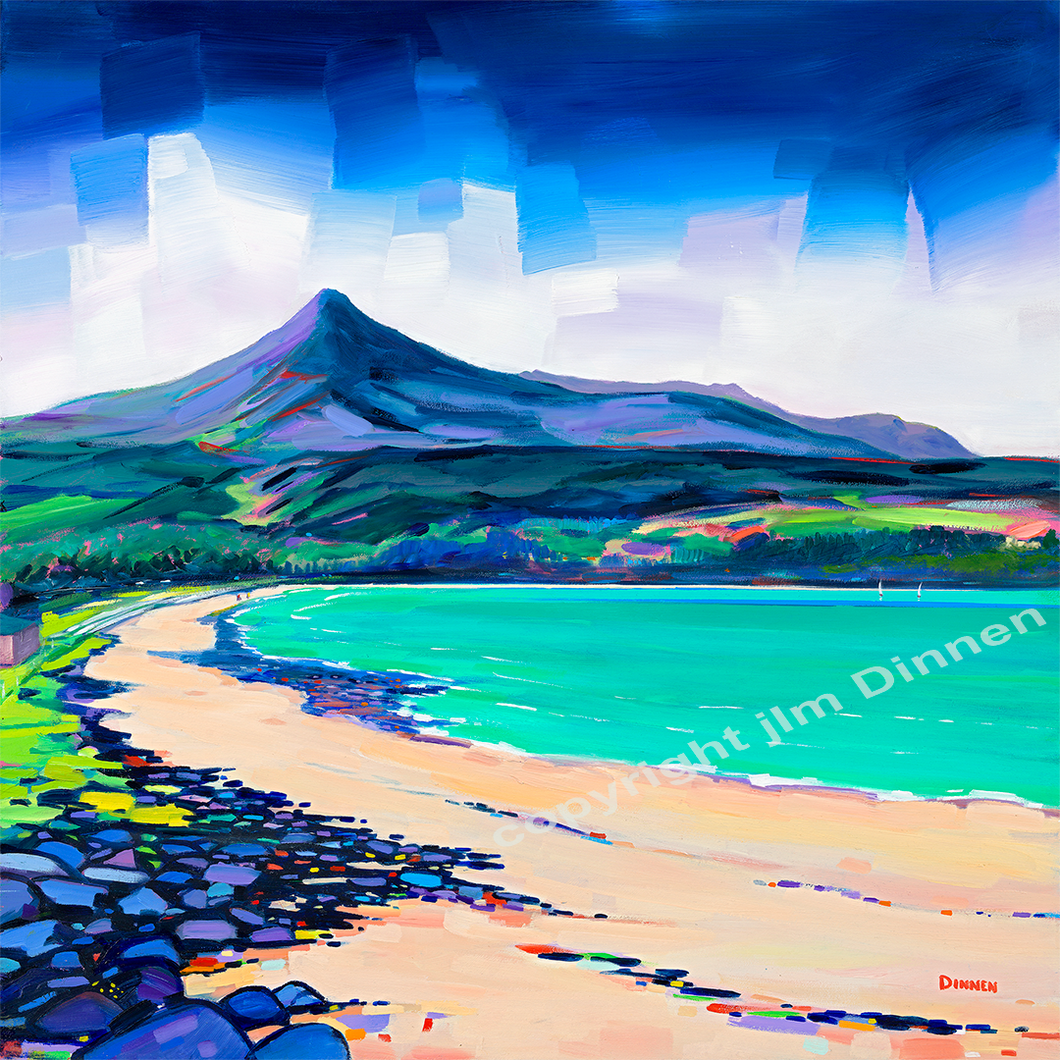 Brodick Bay , Arran  Limited edition giclee print  (Free pp UK)