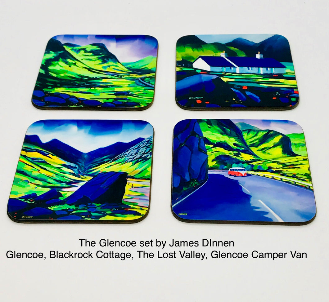 Set of four Glencoe Coasters (Free pp UK)