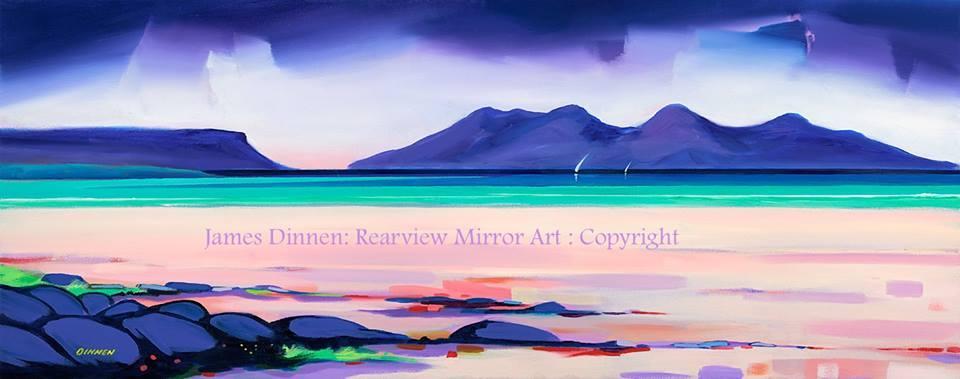Panoramic Camusdarach Beach , Arisaig , Limited Edition Giclee Print ( Free pp UK)